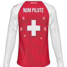 Charger l&#39;image dans la galerie, MAILLOT SUISSE - COUPE CLASSIQUE RAGLAN
