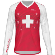 Charger l&#39;image dans la galerie, MAILLOT SUISSE - COUPE CLASSIQUE RAGLAN
